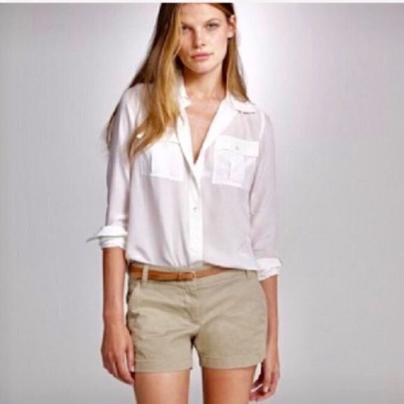 AG Adriano Goldschmied The Pixie Khaki Short Stretch Twill Size 25R - Picture 2 of 8